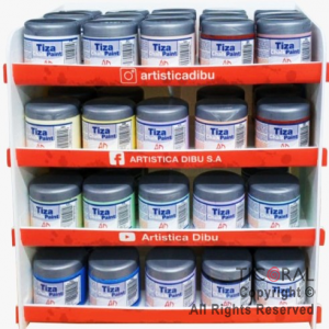EXHIBIDOR PINTURA A LA TIZA AD (126 FRASCOS DE 200ML)